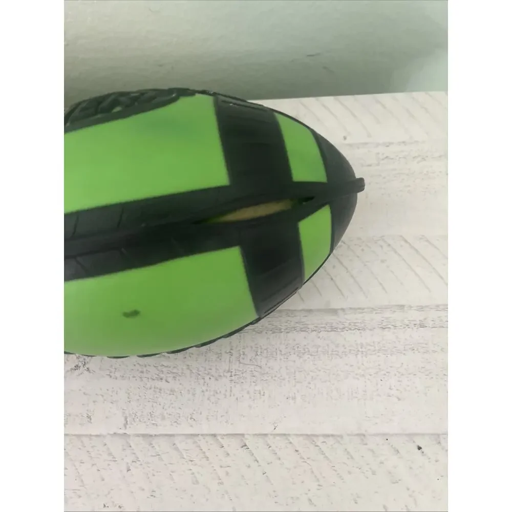 Vintage 2005 Nerf Classic Weather Blitz Green & Black Foam Toy Football